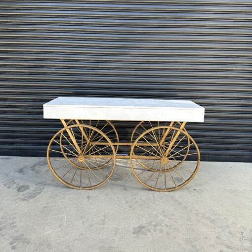 Cart Table Props for hire from SP Events Sydney's best events business.